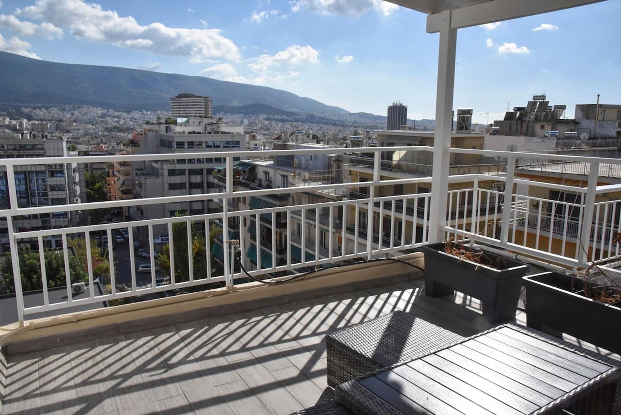 Tiny Rooftop Apartment Афины Экстерьер фото
